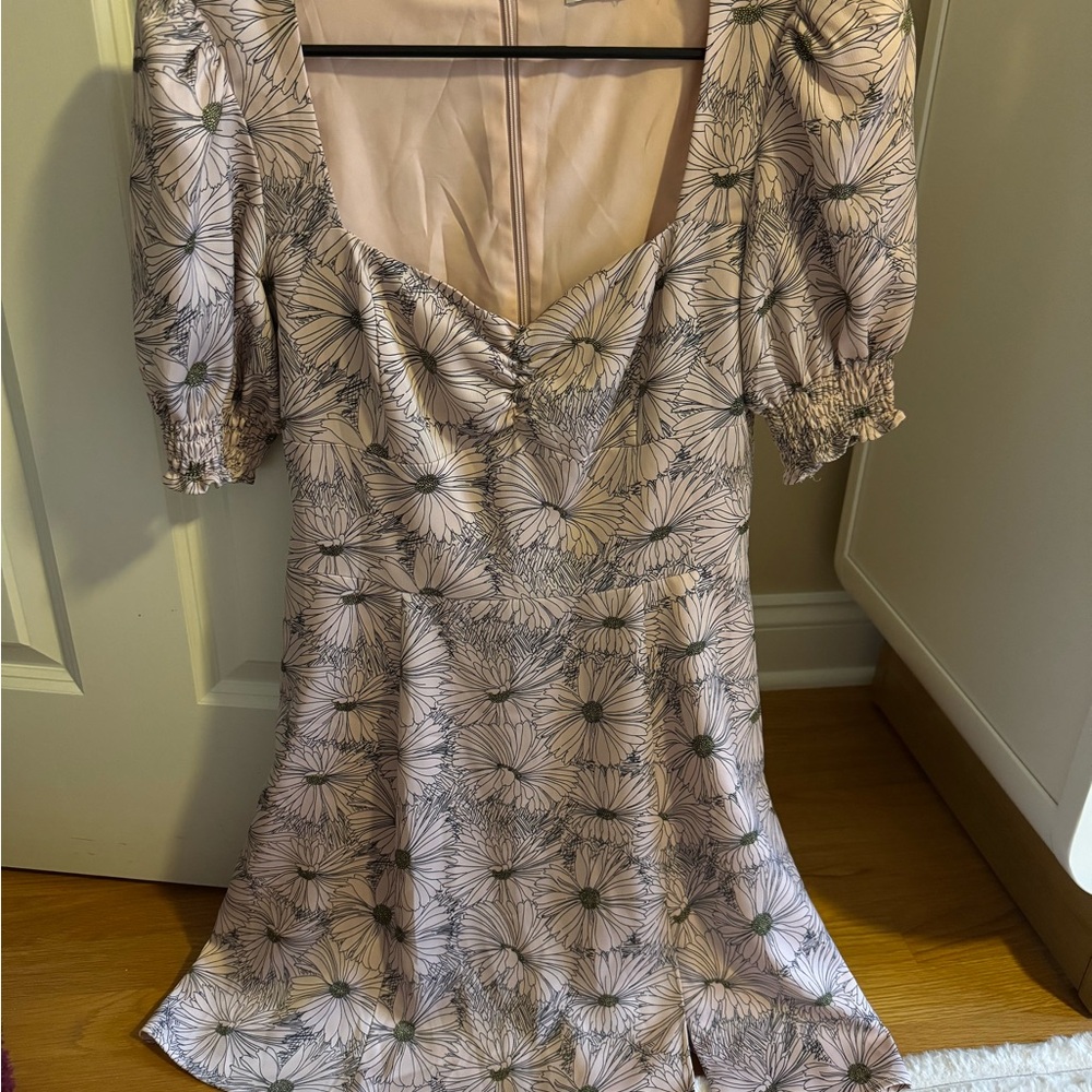 Floral Puff Sleeve Dress